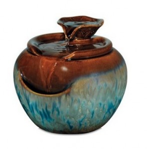 HoMedics WF-LILY EnviraScapeTM Lily Ceramic Relaxation Fountain